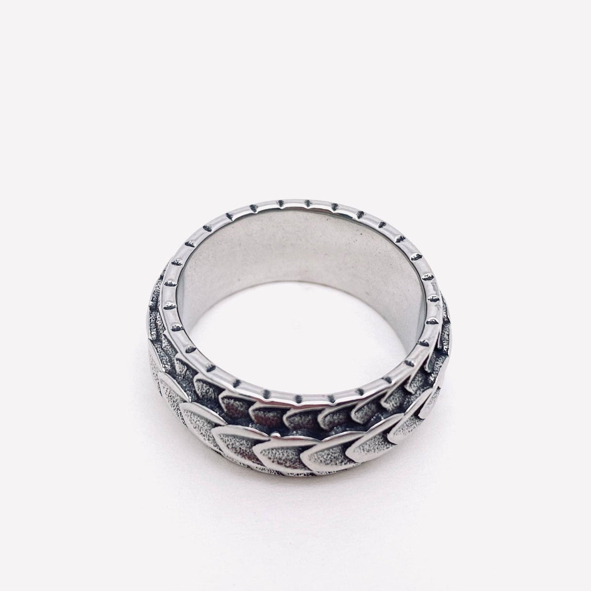Dragon Scale Stainless Steel Ring