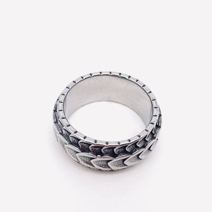 Dragon Scale Stainless Steel Ring
