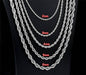 Stainless Steel Twist Chain Necklace