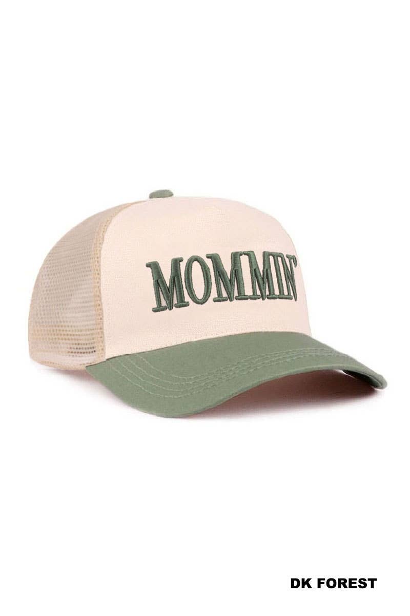 Mommin' Two Tone Mesh Snapback Hat
