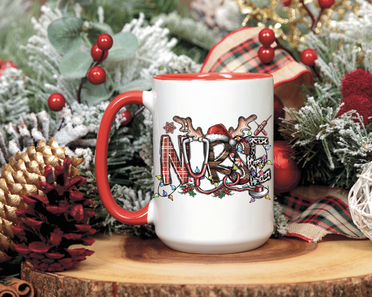 Christmas Nurse Coffee Mug