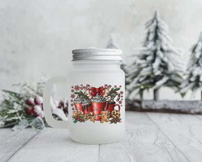 Holiday Themed Frosted Mug